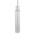 ZEEV Lighting ZIGRINA 8 Inch LED 3CCT Clear Globe Glass Pendant Light and in Matte White with Nickel Metal Finish Model: P11702-LED-MW-K-PN-G11