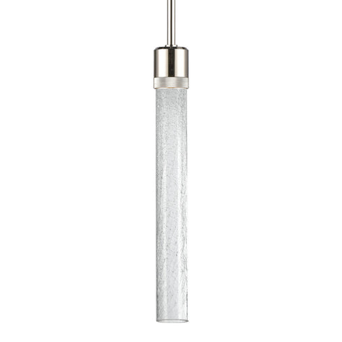 ZEEV Lighting ZIGRINA 8 Inch LED 3CCT Clear Globe Glass Pendant Light and in Polished Nickel Metal Finish Model: P11703-LED-PN-G11