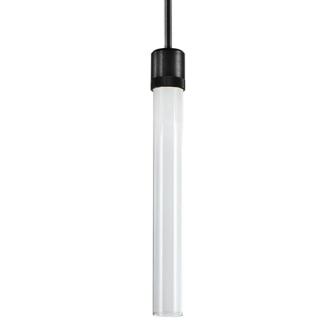 ZEEV Lighting ZIGRINA 8 Inch LED 3CCT Clear Globe Glass Pendant Light and in Satin Brushed Black Metal Finish Model: P11704-LED-SBB-G11