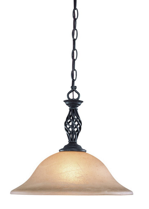 1964-75 Dolan Designs Atlantis 1 Light Pendant Georgian