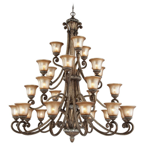 2409-162 Dolan Designs Carlyle 27 Light 4Tier Chandelier Verona