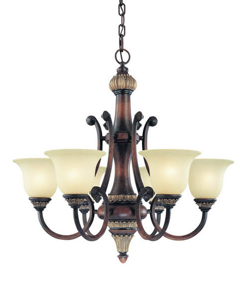 2640-211 Dolan Designs Bonita 6 Light Chandelier Yuma