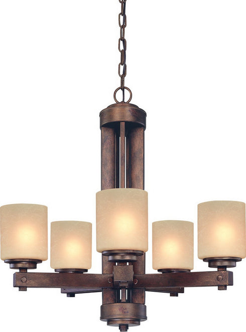 2700-90 Dolan Designs Sherwood 5 Light Chandelier Sienna