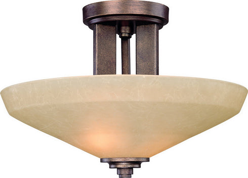 2705-90 Dolan Designs Sherwood 2 Light Semi Flushmount Sienna