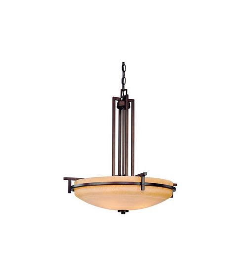 2814-133 Dolan Designs Roxbury 4 Light Pendant English Bronze