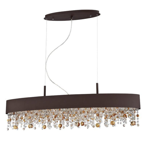 28148-029 Eurofase Romanelli 6 Light Oval Chandelier