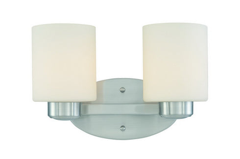 3432-09 Dolan Designs Brookings 2 Light Bath Satin Nickel