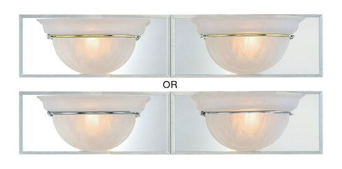 442-24 Dolan Designs Maxwell 2 Light Bath Chrome/Brass