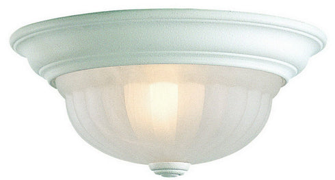 521-32 Dolan Designs Richland 1 Light Flushmount Classic White
