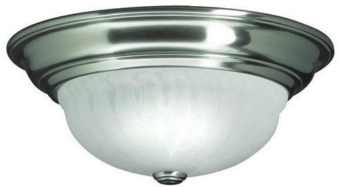522-09 Dolan Designs Richland 2 Light Flushmount Satin Nickel