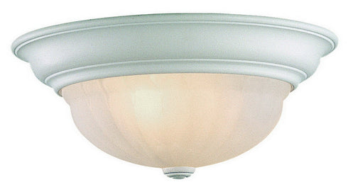 522-32 Dolan Designs Richland 2 Light Flushmount Classic White