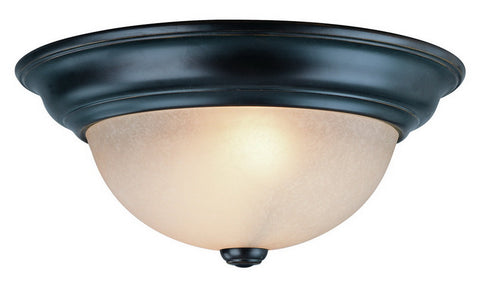 5372-78 Dolan Designs Fireside 2 Light Flushmount Bolivian