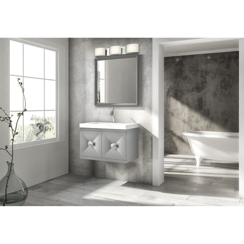 Alico (Elk) Pandora 3 Light Vanity Sconce In Chrome With Model: BVL913-10-15