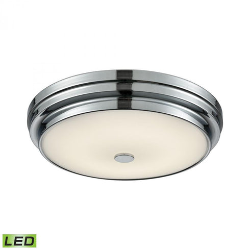 Elk (Alico) Garvey Round LED Flushmount In Chrome And Model: FML4725-10-15