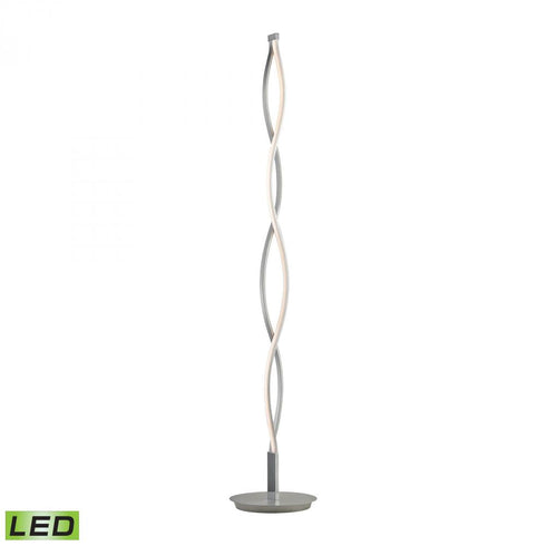 Elk (Alico) Twist 21 Watt LED Floor Lamp In Aluminum Model: FLLC1352-10-98
