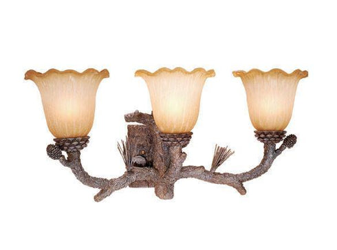 AS-VLU003PT Vaxcel Aspen 3L Vanity Pine Tree