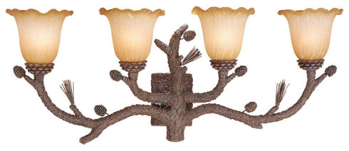 AS-VLU004PT Vaxcel Aspen 4L Vanity Pine Tree