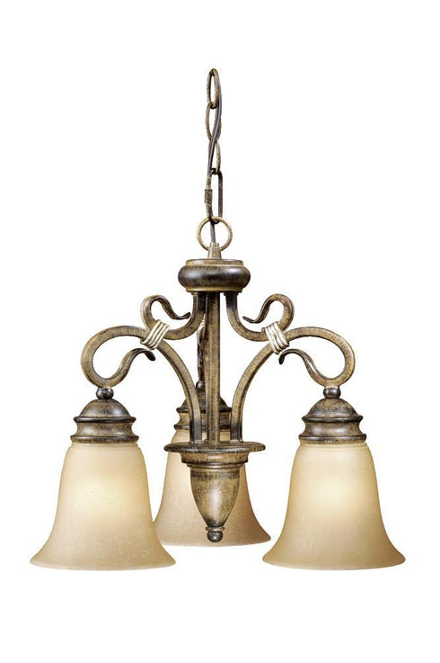 BE-LKD003AW-C Vaxcel Berkeley 3L Light Kit (Dual Mount) Aged Walnut