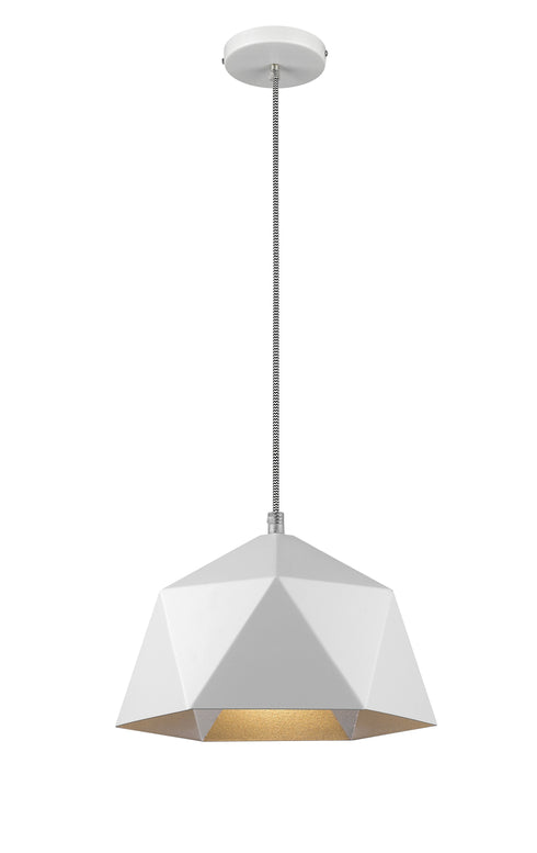 Bethel International 1 Light Single Pendant Lighting Model: YS7702-1PS-WH