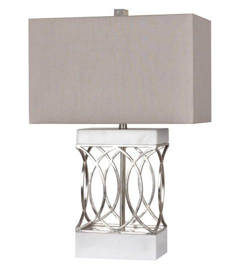 Bethel International 1 Light Table Lamp Model: JTL11KT-WT