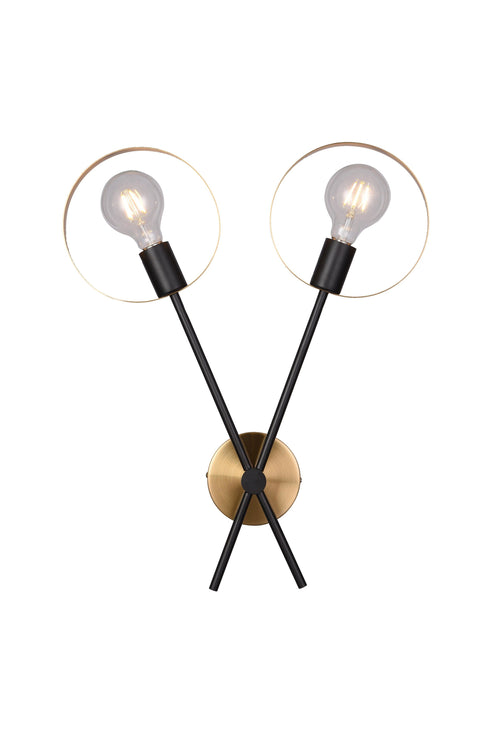Bethel International 2 Light Wall Sconce Model: TR72W17BR
