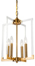 Bethel International 4 Light Ceiling Fixture Model: TD19BR
