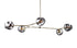 Bethel International 5 Light Ceiling Fixture Model: SH02SMK