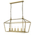 Bethel International 6 Light Ceiling Fixture Model: YS6217-6P-GD