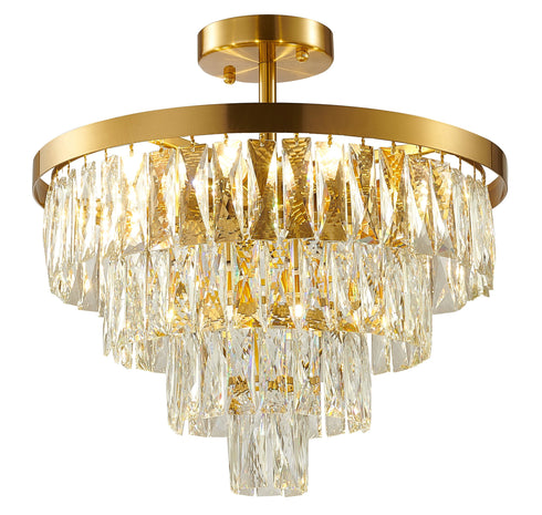 Bethel International 6 Light Semi Flush Mount Model: OC36C20G