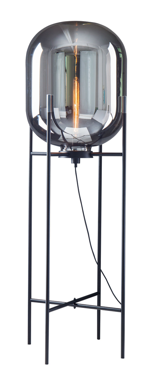 Bethel International 1 Light Floor Lamp Model: DU113SMK