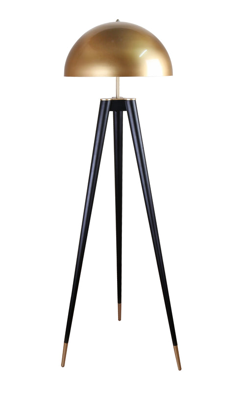 Bethel International 1 Light Floor Lamp Model: MFL26PQ-GD