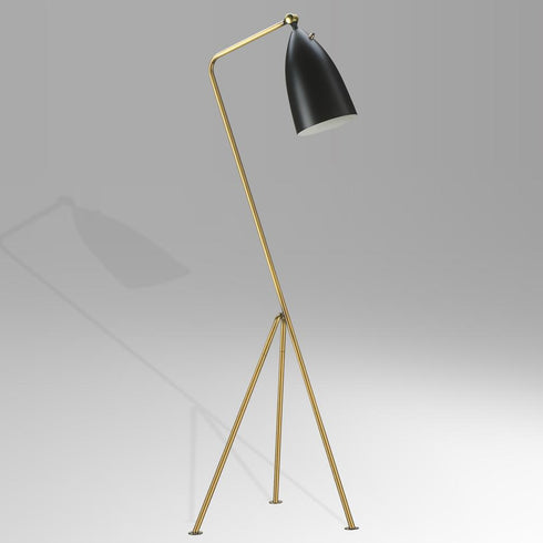 Bethel International 1 Light Floor Lamps Model: BEL01BLK