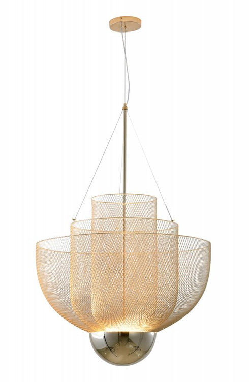 Bethel International 1 Light LED Chandelier Model: DLS85C31GS