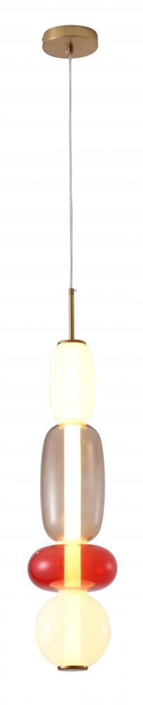 Bethel International 1 Light LED Pendant Model: DLS33P26WGR