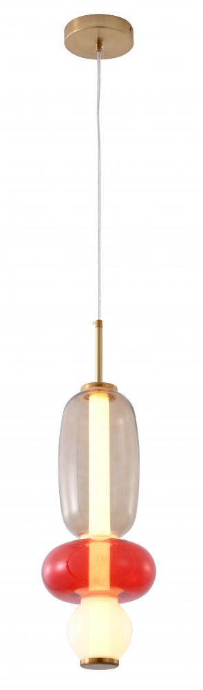 Bethel International 1 Light LED Pendant Model: DLS37P17WGR