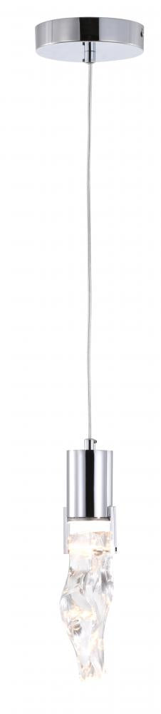 Bethel International 1 Light LED Pendant Model: MAT06P8CH