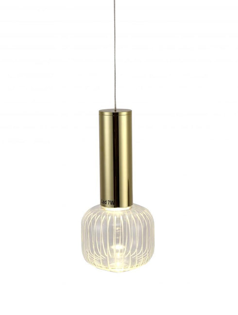 Bethel International 1 Light LED Pendant Model: ZD06P8G