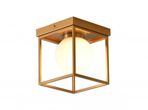 Bethel International 1 Light Semi Flush Mount Model: FT92FM7BR