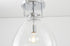 Bethel International 1 Light Semi Flush Mount Model Number: LC02FM14BLK