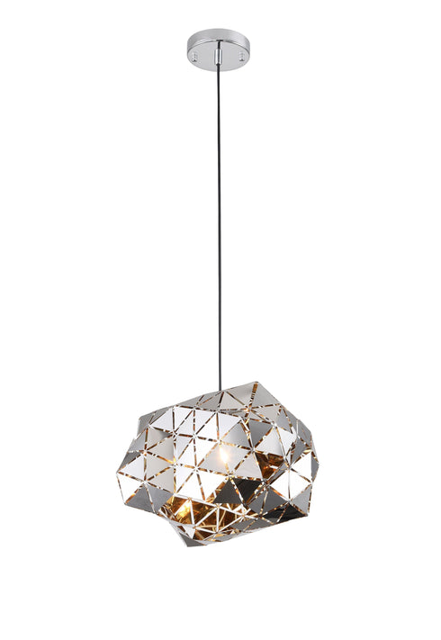 Bethel International 1 Light Single Pendant Lighting Model: DU148P11CH