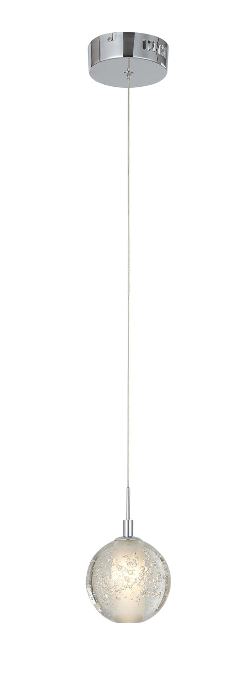 Bethel International 1 Light Single Pendant Lighting Model: FT45P4CH