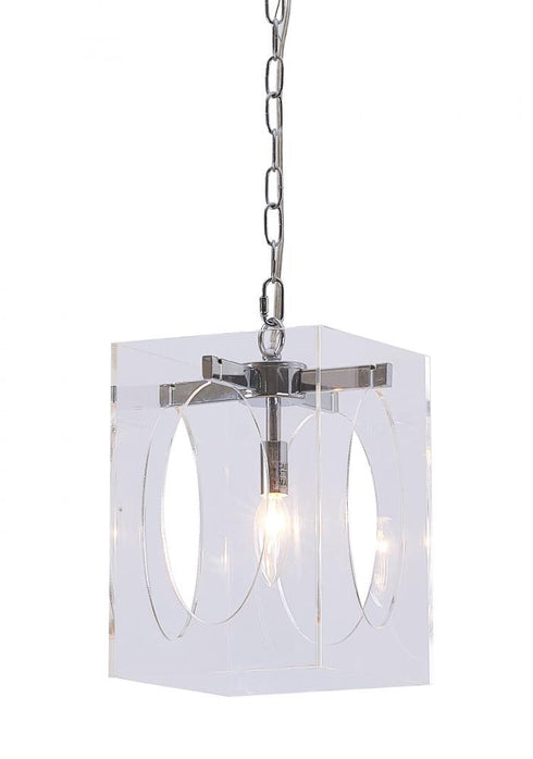 Bethel International 1 Light Single Pendant Light Model: TD23P8CH