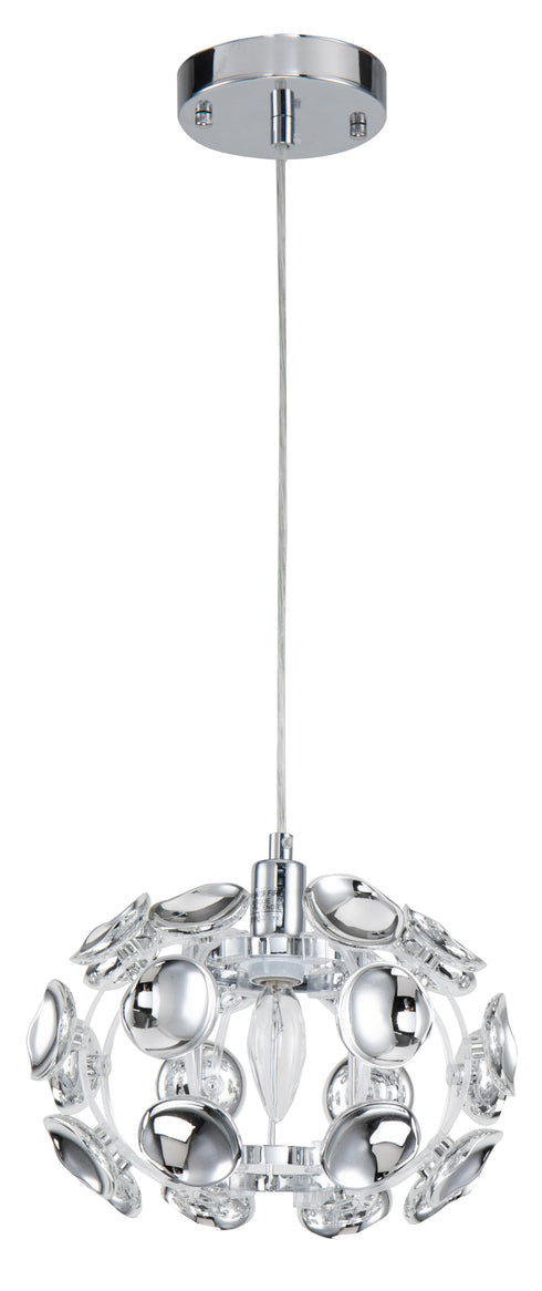 Bethel International 1 Light Single Pendant Lighting Model: TD34P10CH