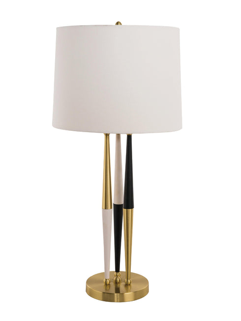 Bethel International 1 Light Table Lamp Model: MTL01PQ-GD