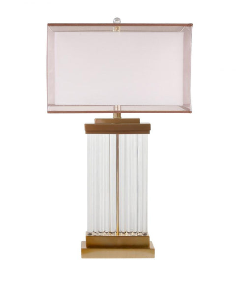 Bethel International 1 Light Table Lamp Model: MTL07PQ-GD+DB