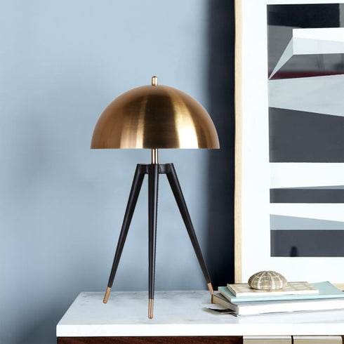 Bethel International 1 Light Table Lamp Model: MTL17PQ-GD