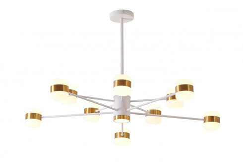 Bethel International 10 Light LED Chandelier Model: BE18C38WH