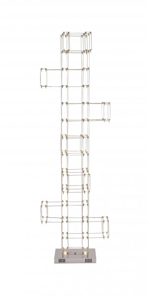 Bethel International 130 Light LED Floor Lamp Model: BE27F65SN