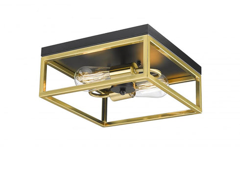 Bethel International 2 Light Flush Mount Model: YS2181C12BGD