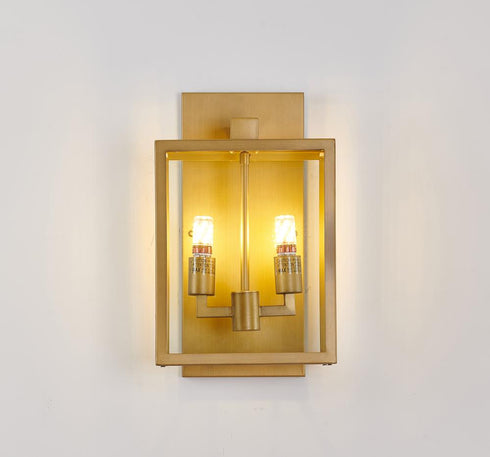 Bethel International 2 Light Outdoor Wall Sconce Model: KC04W16BR